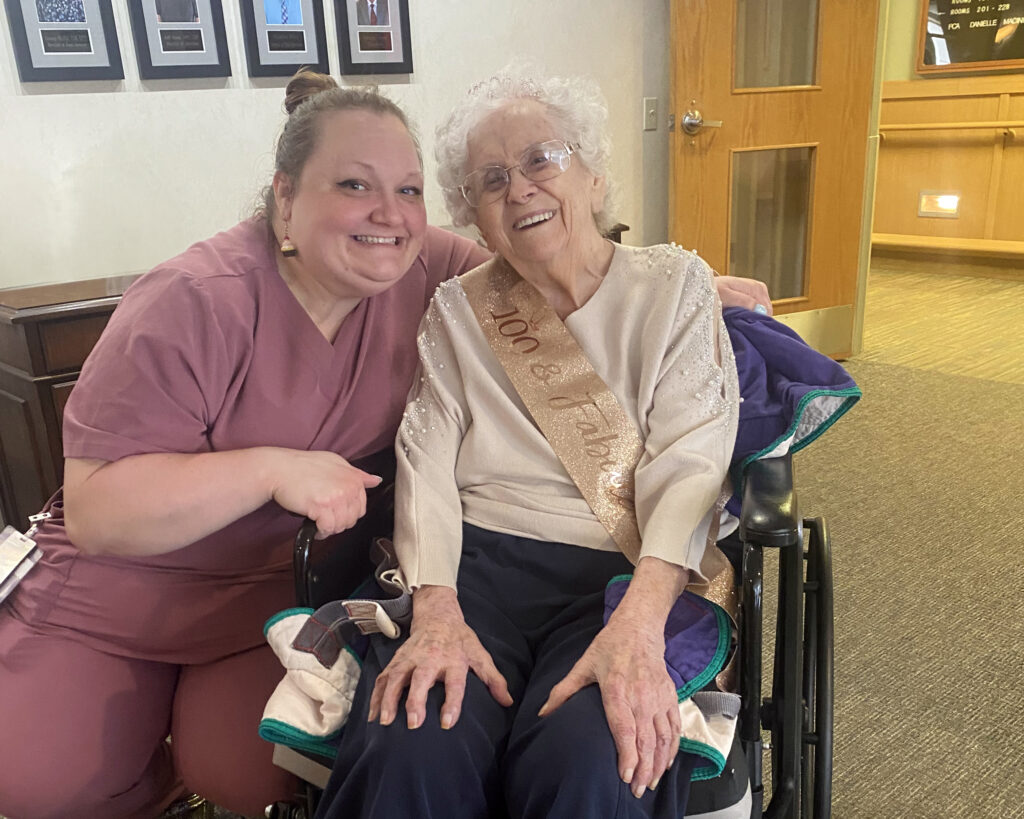 IMG 5584 1024x819 - Centenarian Celebration: Wanda Locke's 100th Birthday at Transitions Healthcare Shook Home