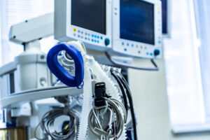 AdobeStock 307640735 300x200 - oxygen inhalation equipment at the hospital room, Oxygen gauge, Health care and life save concept.Modern clinic. Closeup